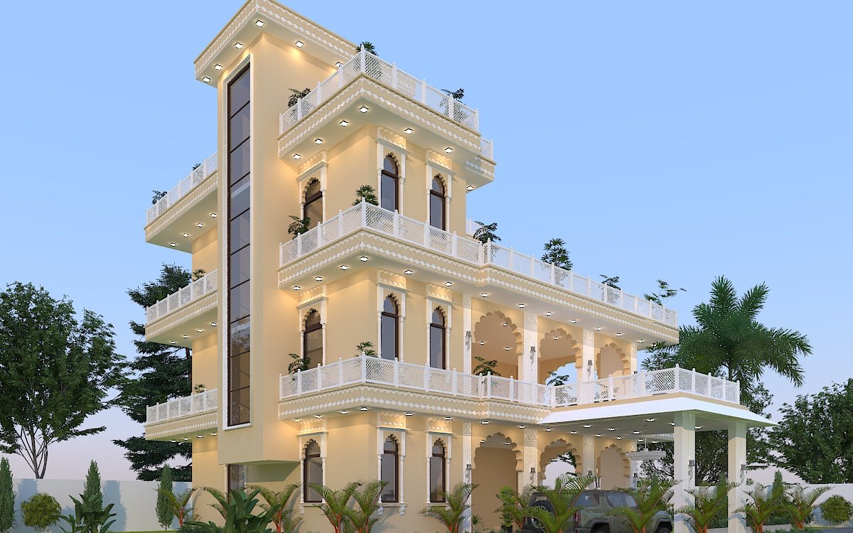 Seaside Hotel beachfront facade